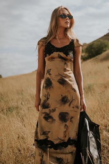 Marianna Maxi Dress in Chartreuse