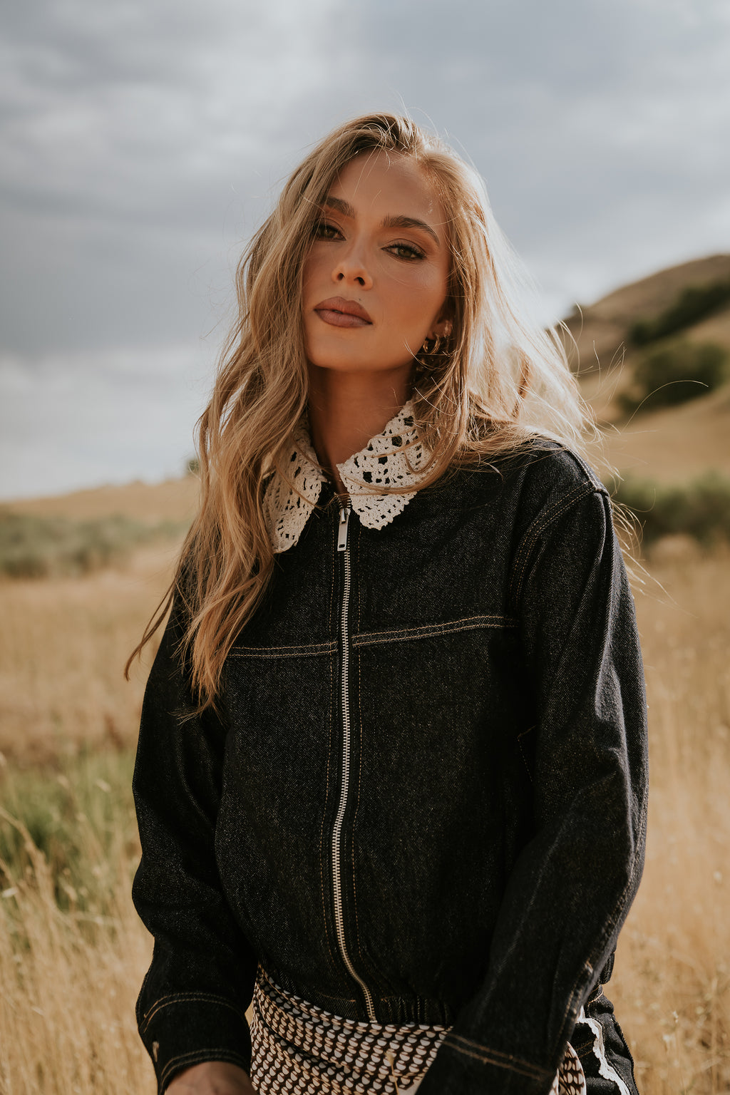 Lucca Collared Denim Jacket