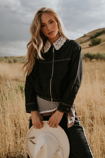 Lucca Collared Denim Jacket