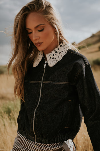 Lucca Collared Denim Jacket