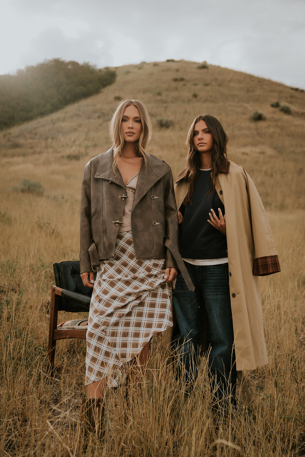 Zadie Plaid Maxi Skirt