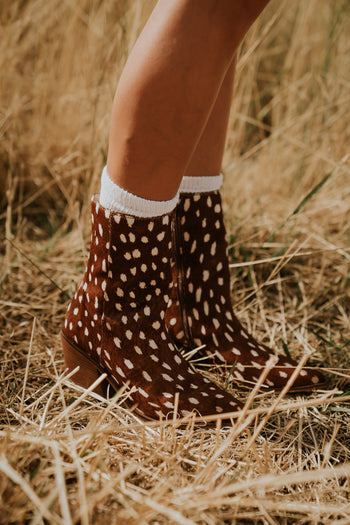 Cleo Ankle Bootie in Bambi