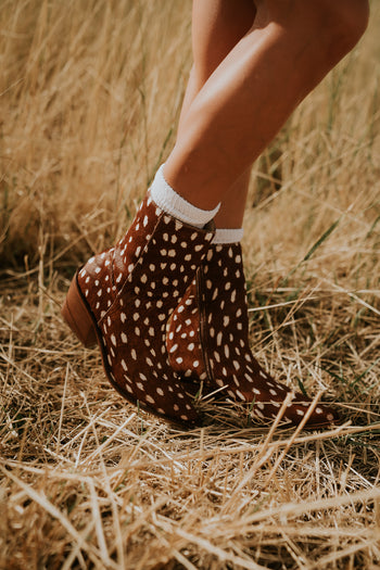 Cleo Ankle Bootie in Bambi
