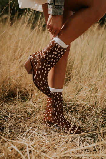 Cleo Ankle Bootie in Bambi