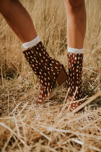 Cleo Ankle Bootie in Bambi