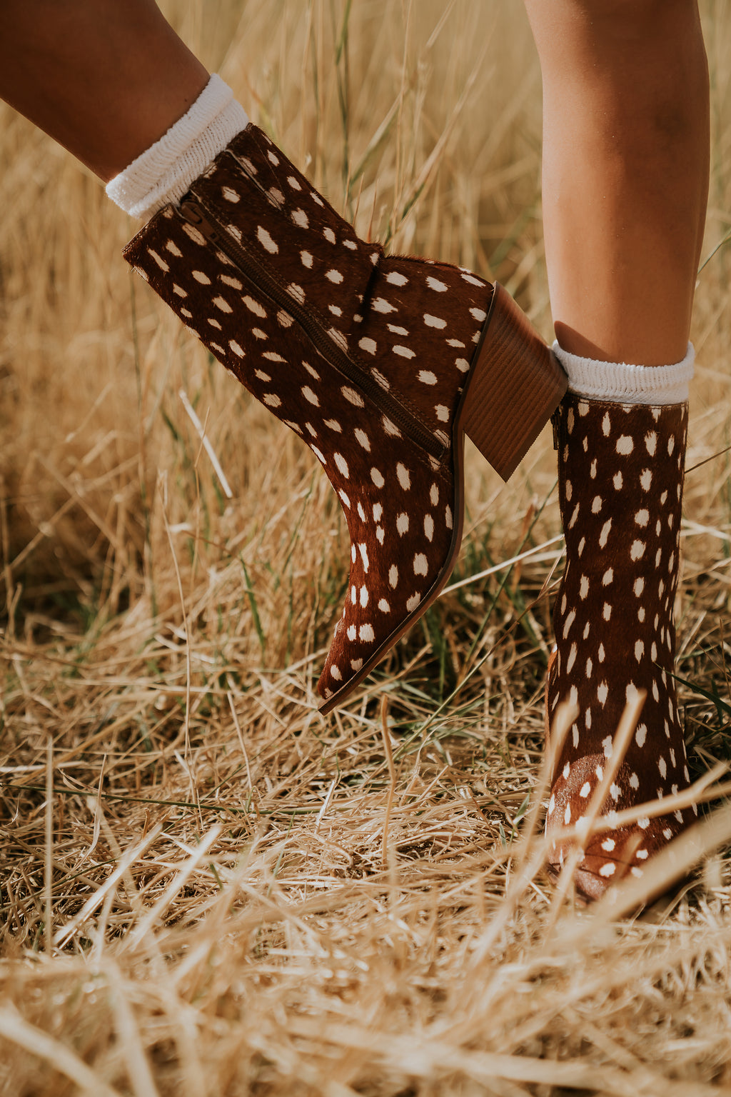 Cleo Ankle Bootie in Bambi