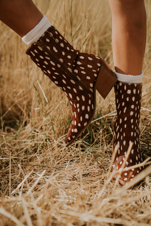 Cleo Ankle Bootie in Bambi