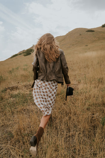 Zadie Plaid Maxi Skirt
