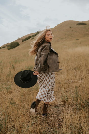 Zadie Plaid Maxi Skirt