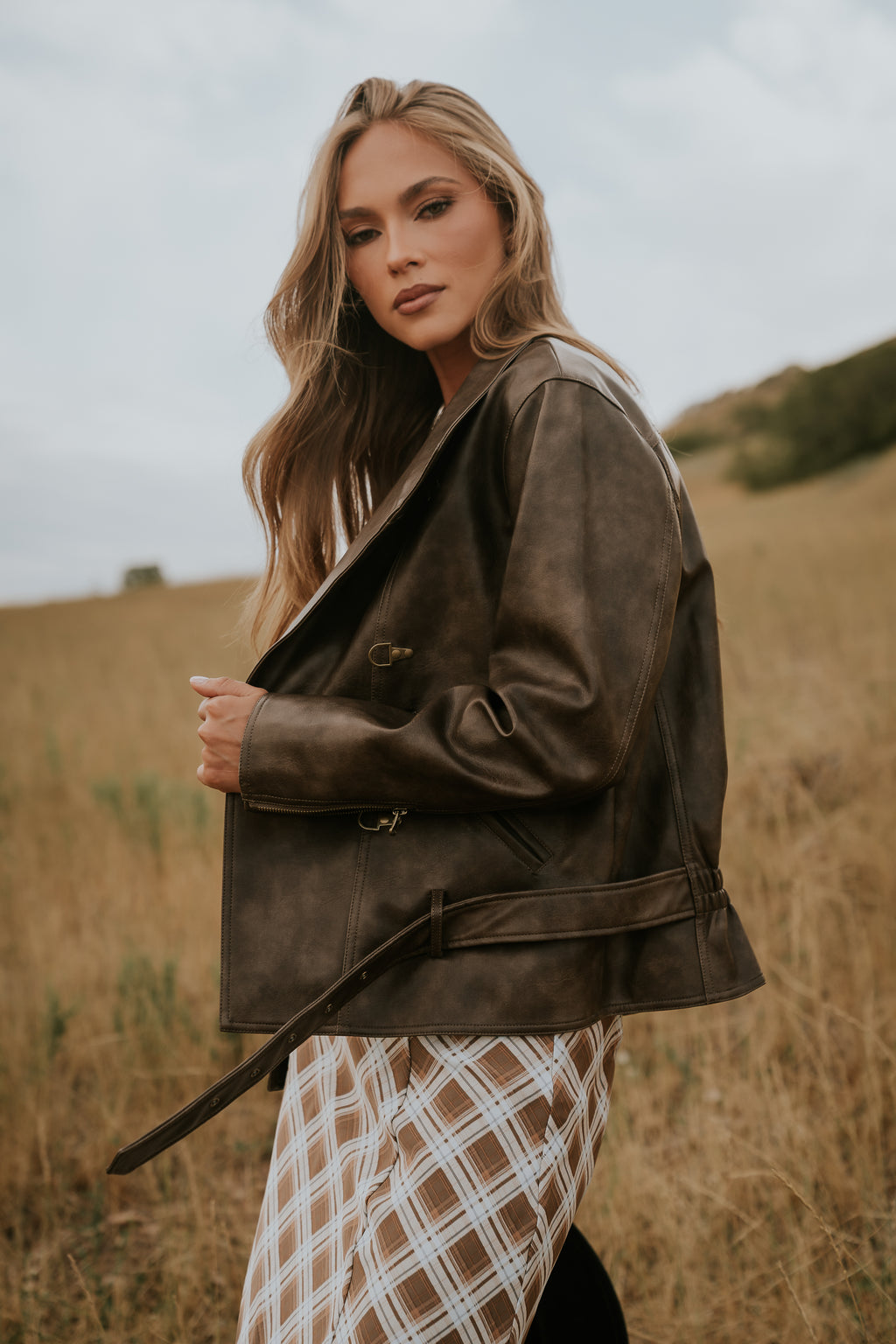 Danika Vegan Leather Jacket