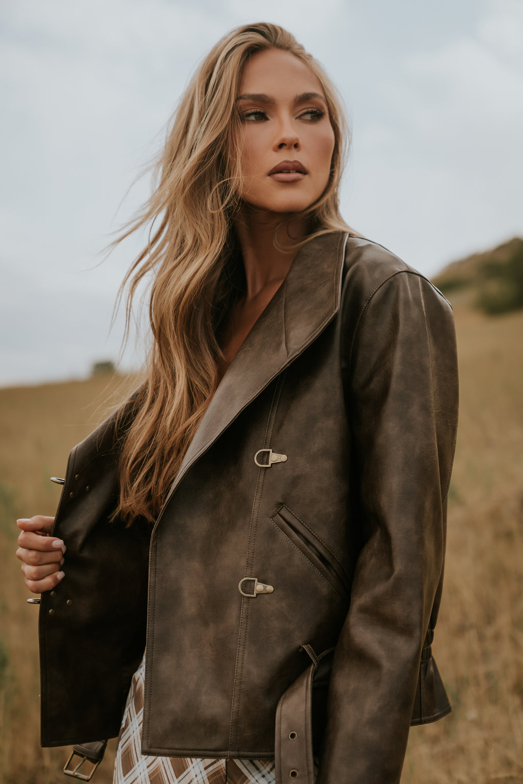 Danika Vegan Leather Jacket