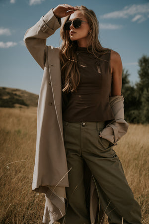 Kaia Mock Neck Tank