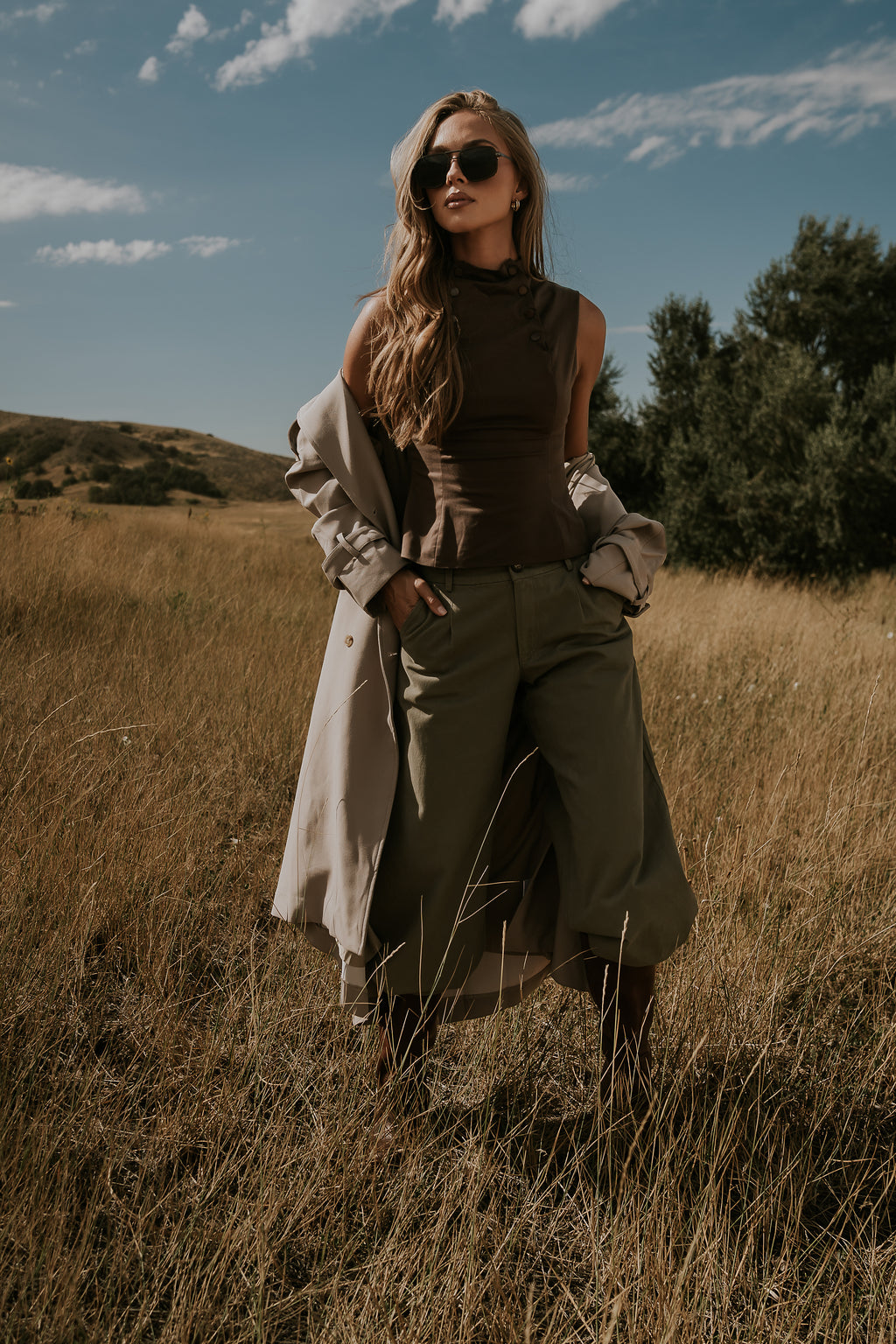 Kaia Mock Neck Tank