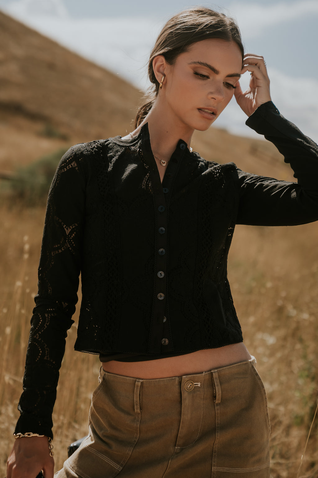 Leta Lace Top