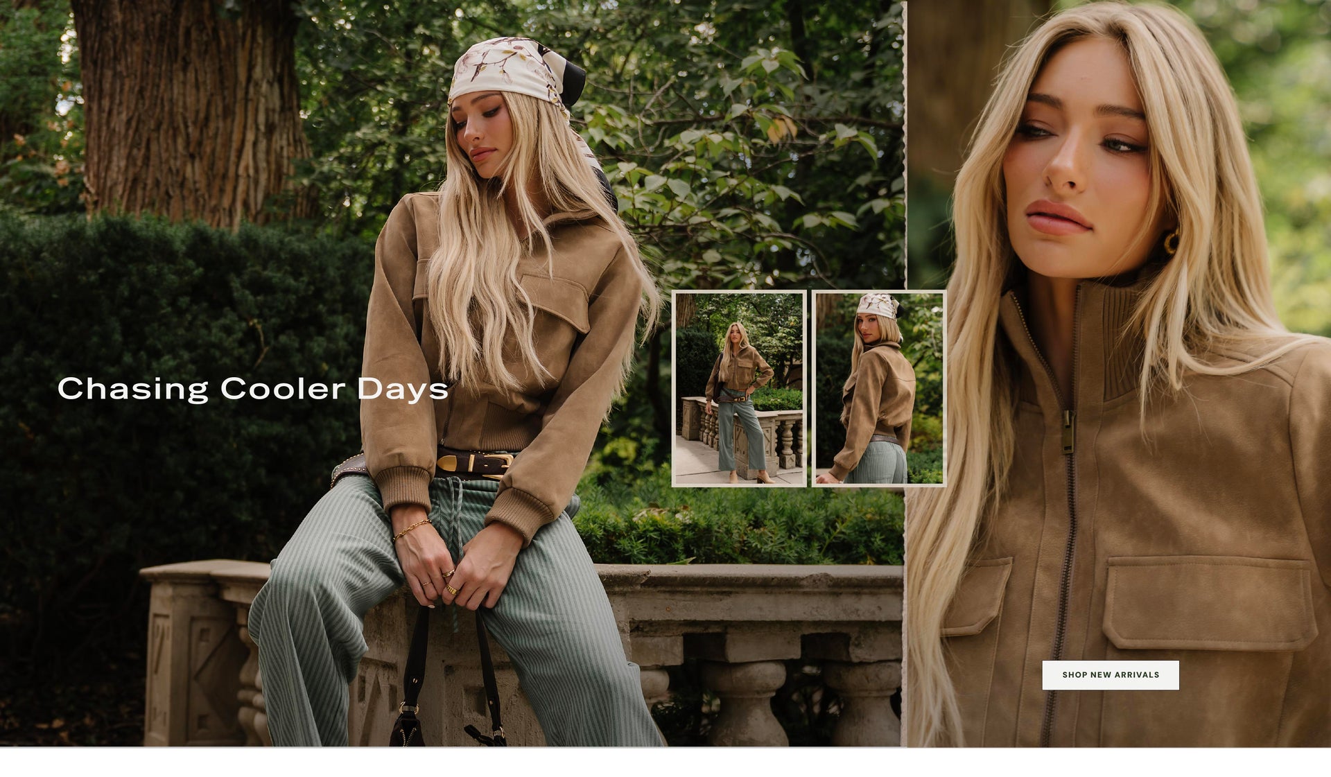 chasing cooler days, SHOP NEW ARRIVALS