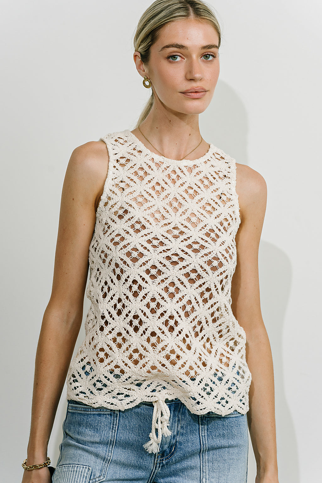Eliza Crochet Top