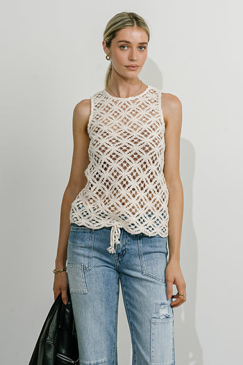 Eliza Crochet Top