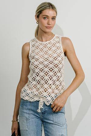 Eliza Crochet Top