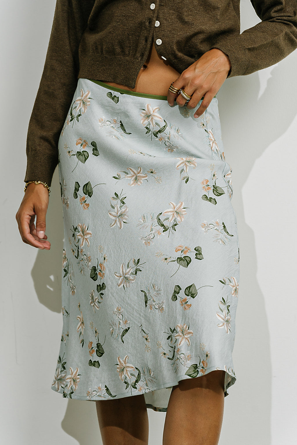 Erin Floral Midi Skirt