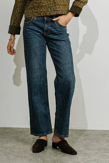 Francis Mid Rise Straight Leg Jeans