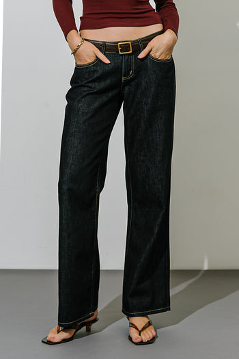 June Low Rise Wide Leg Jeans
