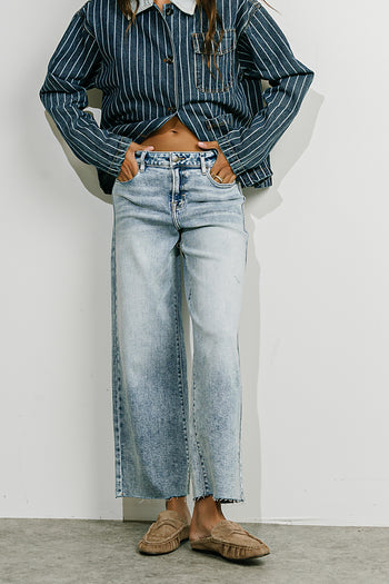 Colette Wide Leg Jeans in Light Wash