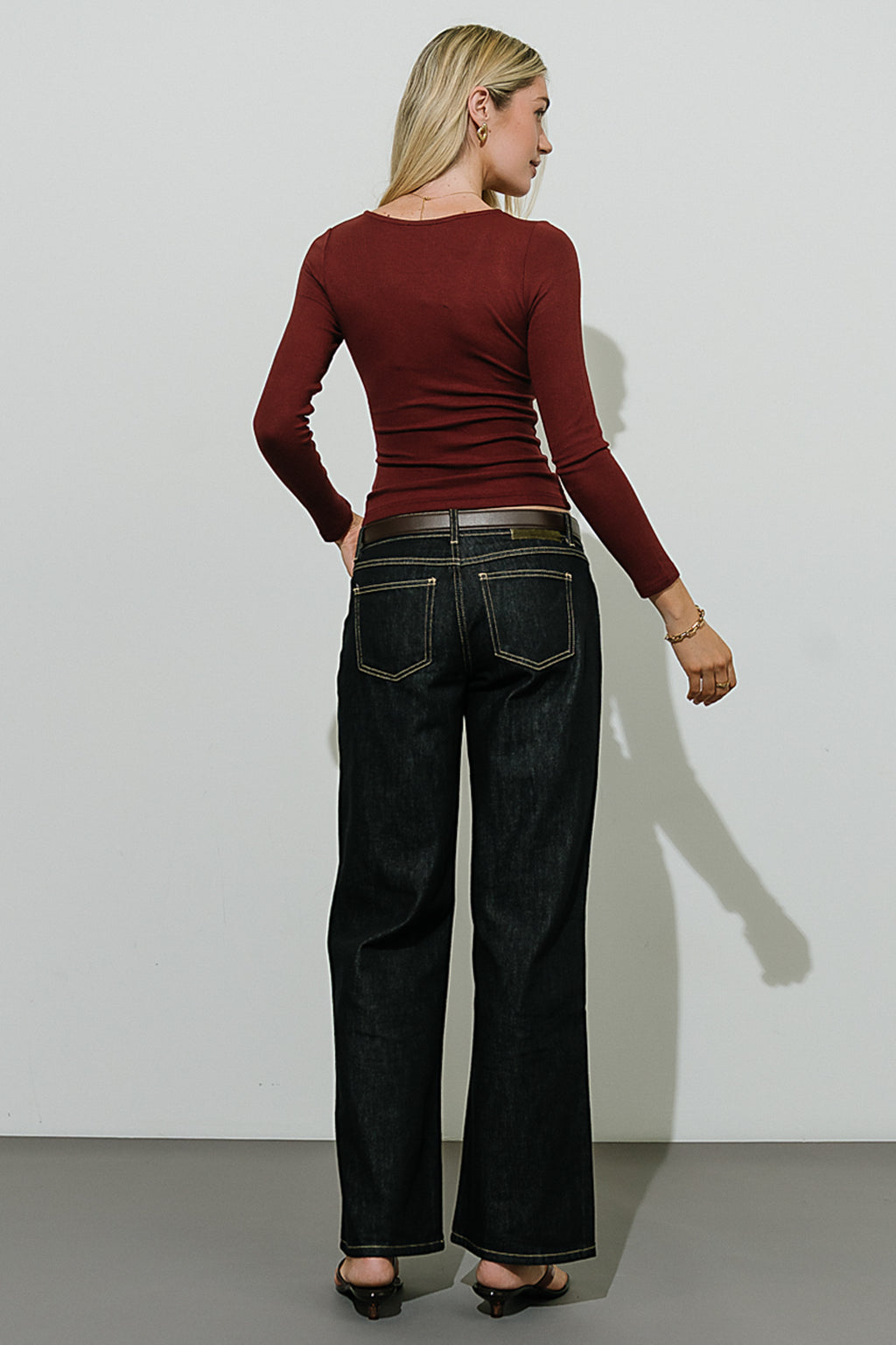 June Low Rise Wide Leg Jeans