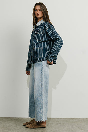 Mina Striped Button Up