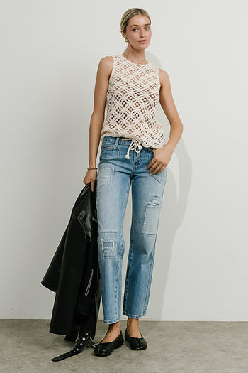 Eliza Crochet Top
