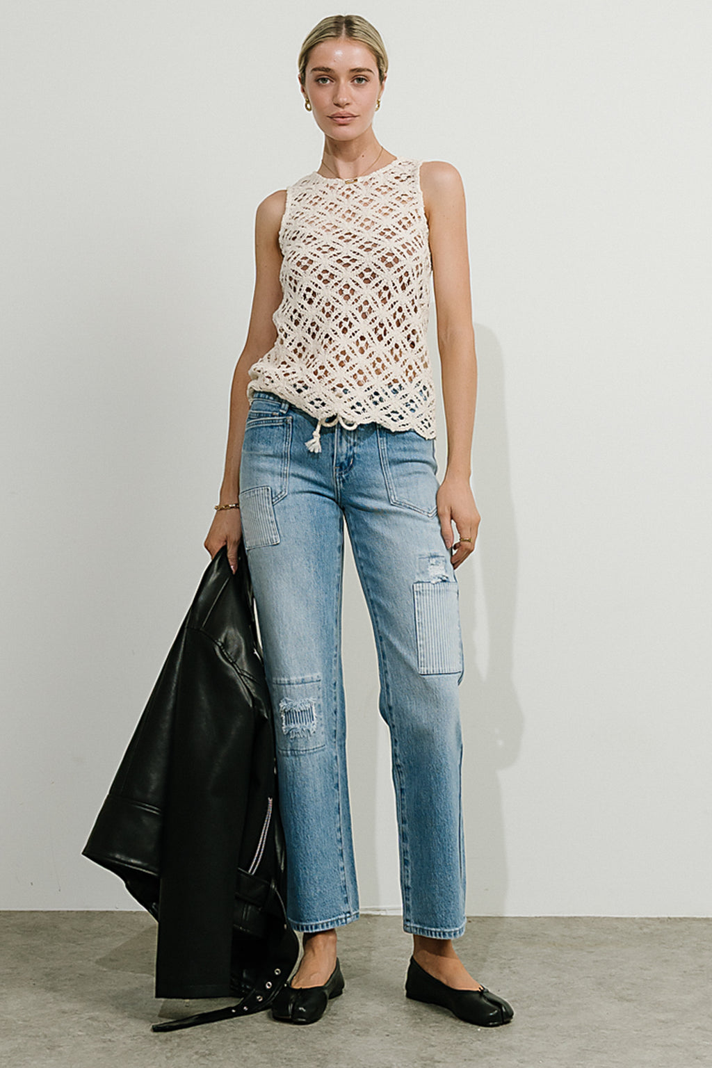 Eliza Crochet Top