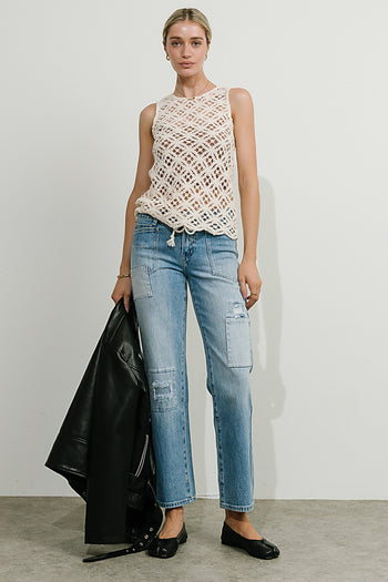 Eliza Crochet Top