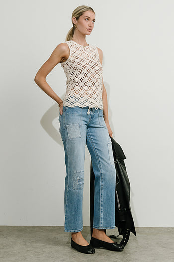 Eliza Crochet Top
