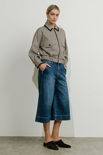 Della Wide Leg Capri