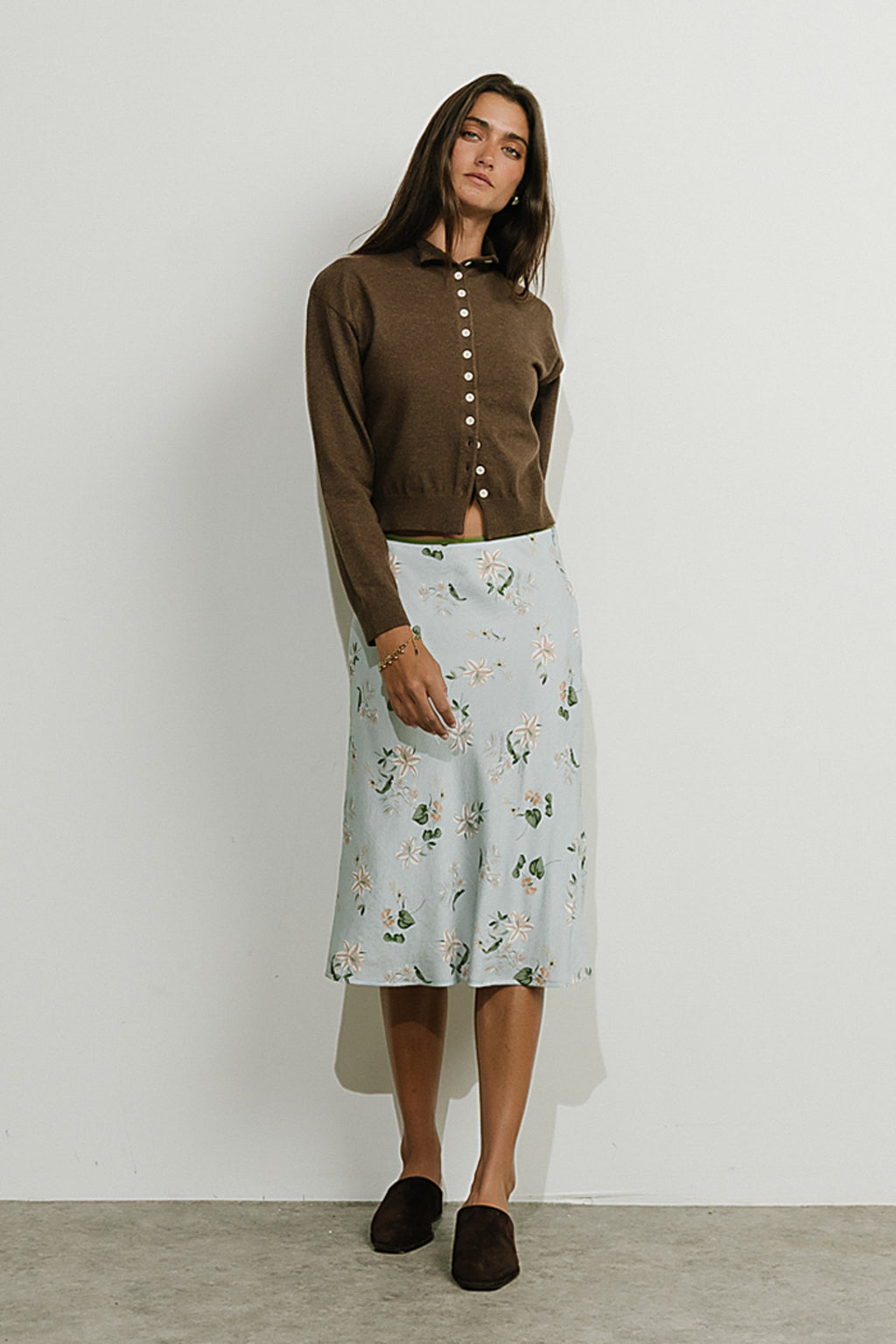 Erin Floral Midi Skirt