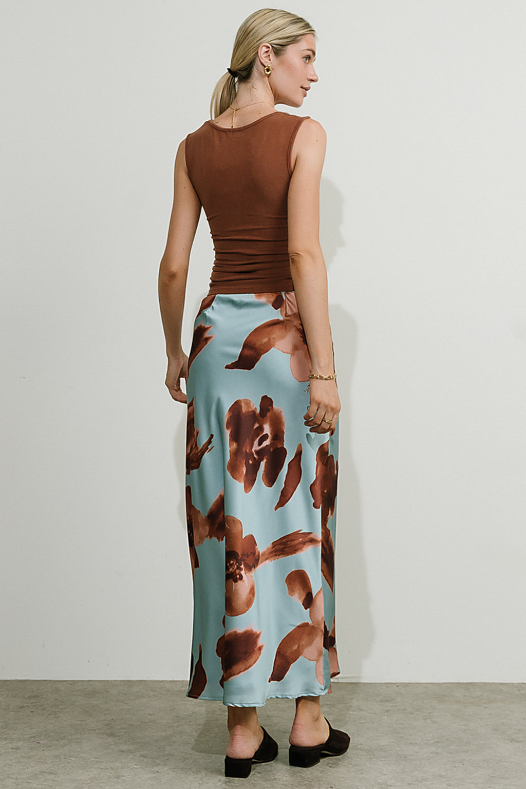 Kenya Satin Maxi Skirt