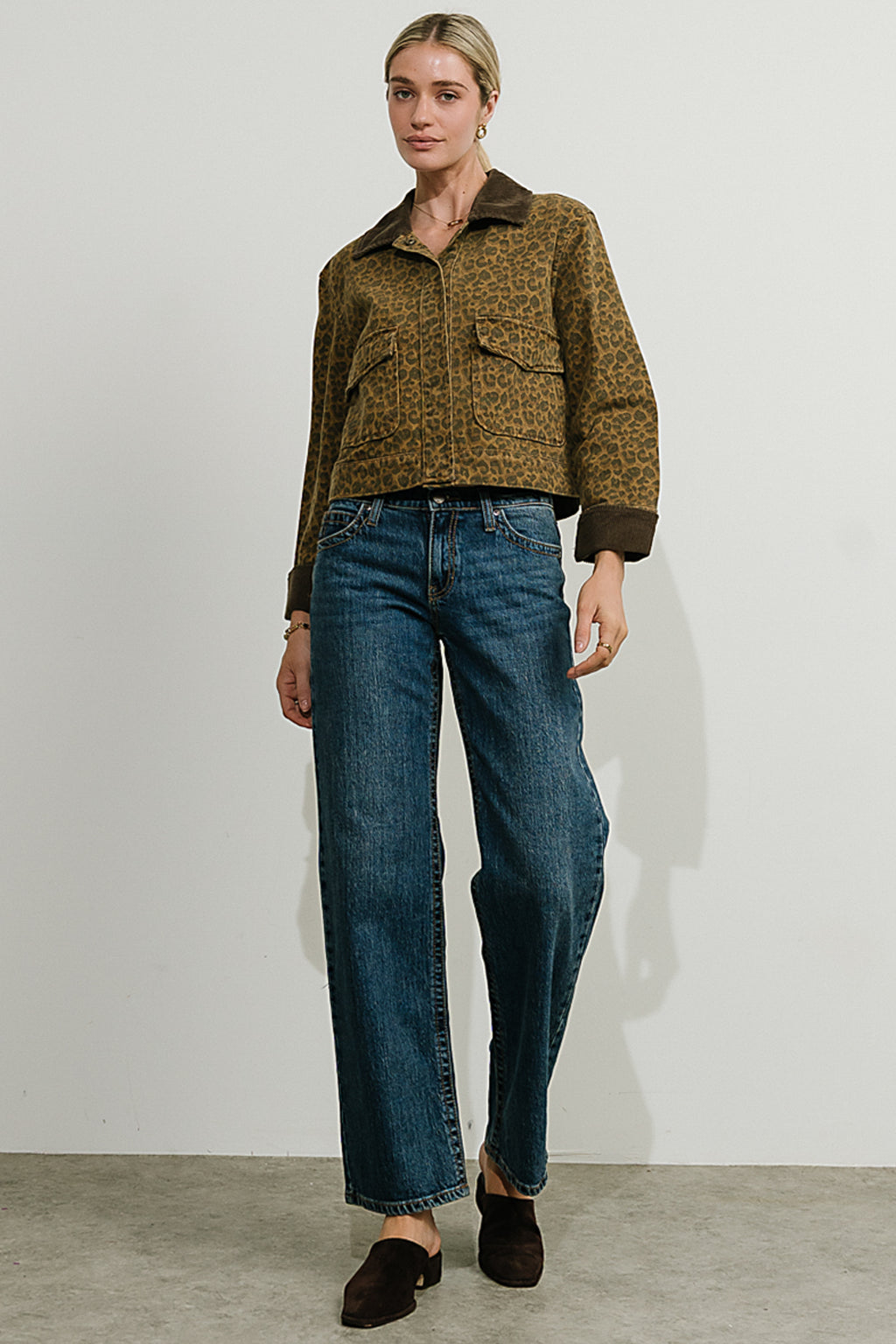 Francis Mid Rise Straight Leg Jeans