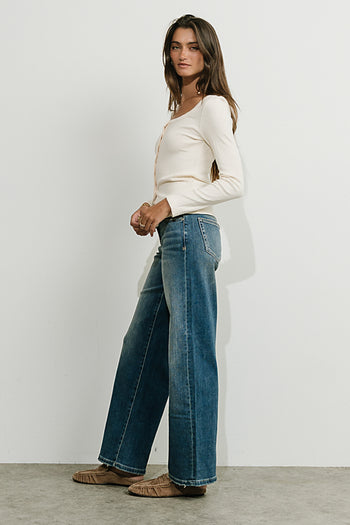 Pura Knit Top in Cream
