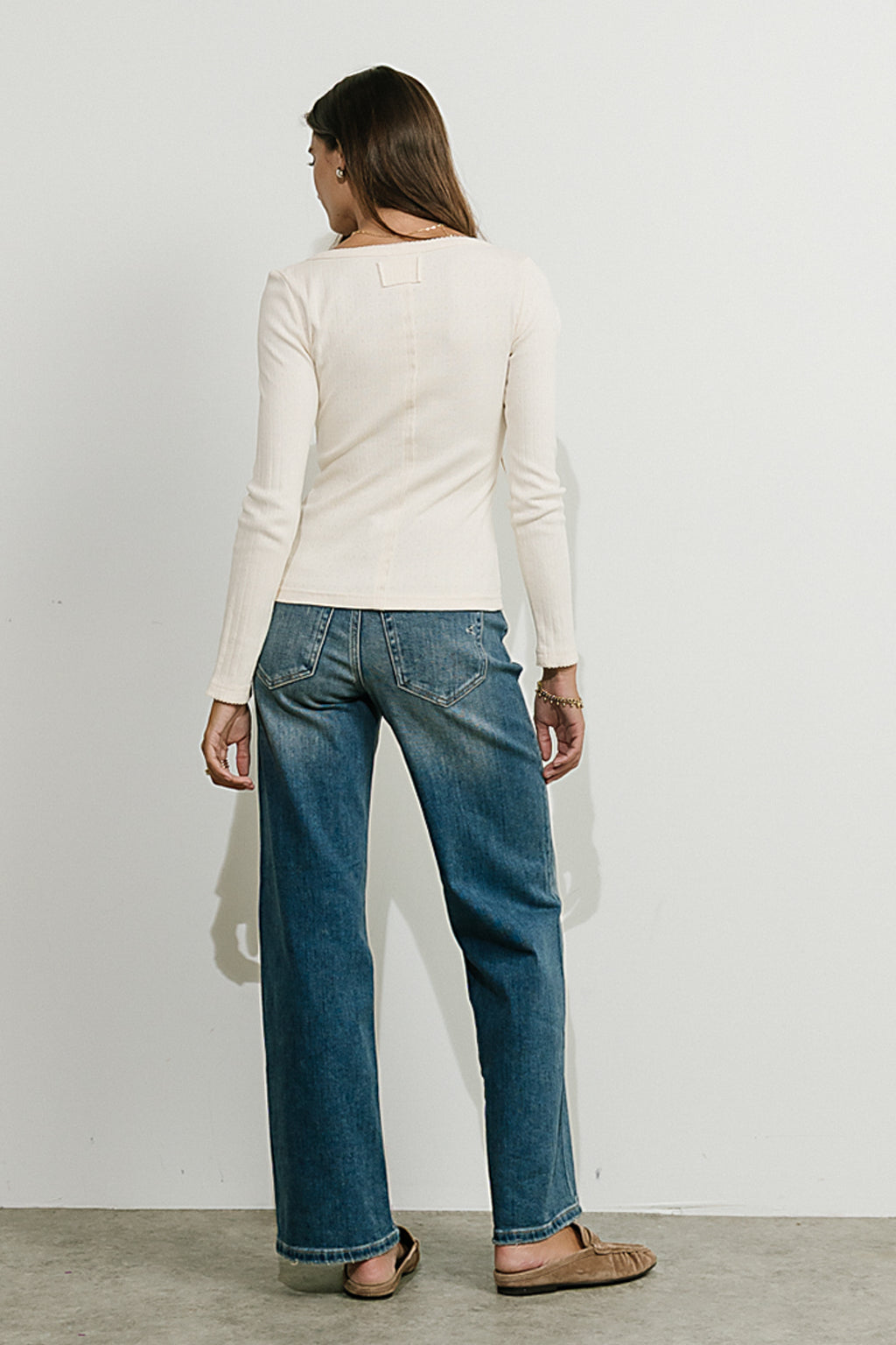 Pura Knit Top in Cream