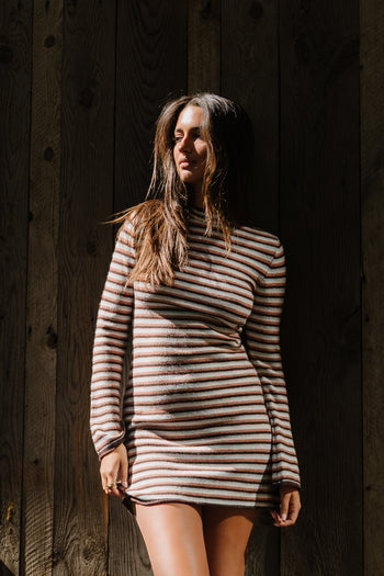 Shiloh Striped Sweater Dress