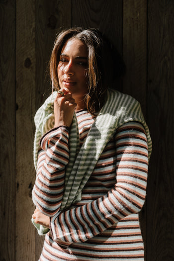 Shiloh Striped Sweater Dress