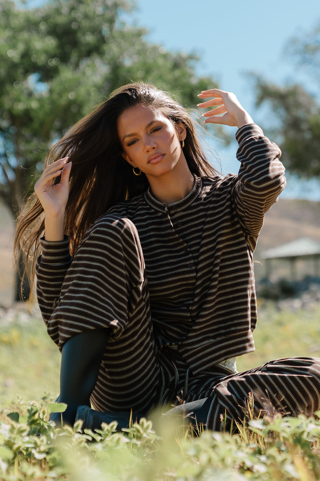 Julia Striped Cardigan