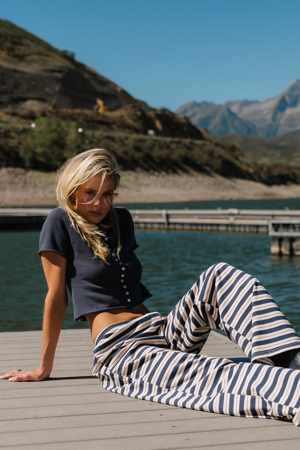Chloe Striped Pants
