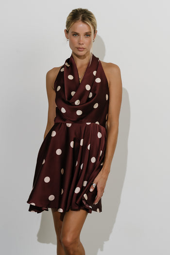 Adelaide Polka Dot Mini Dress