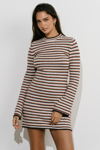 Shiloh Striped Sweater Dress