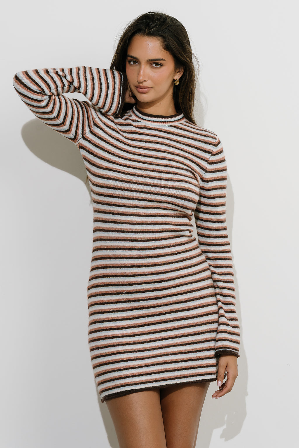 Shiloh Striped Sweater Dress