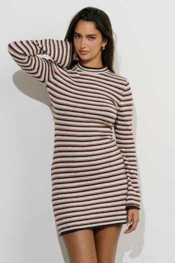 Shiloh Striped Sweater Dress