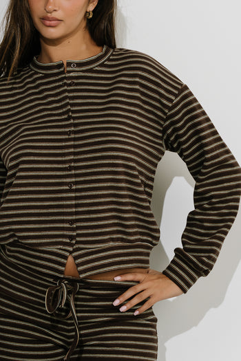 Julia Striped Cardigan