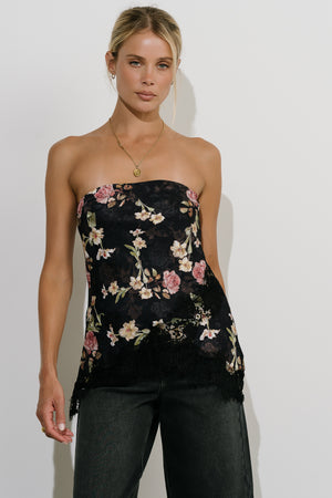 Prim Lace Tube Top