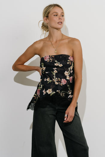 Prim Lace Tube Top