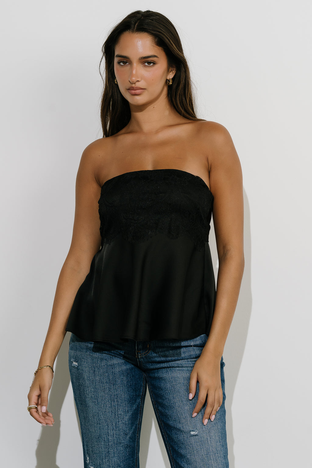 Janet Tube Top in Black